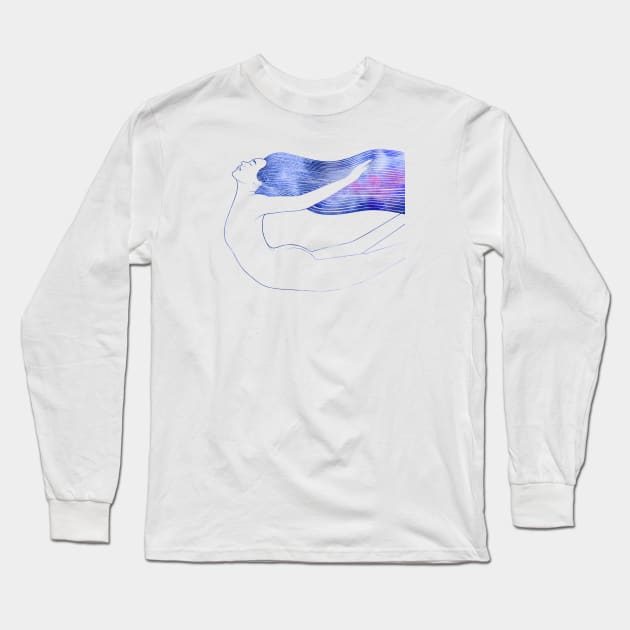 Nereid C Long Sleeve T-Shirt by Sirenarts